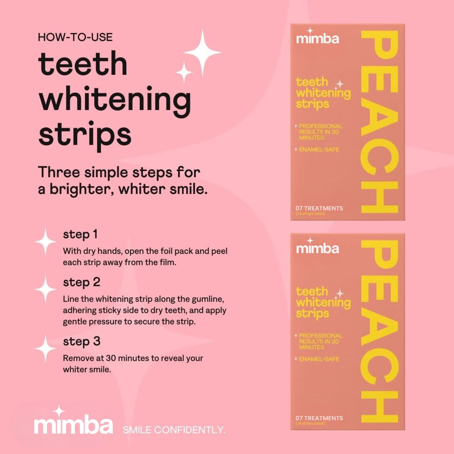 Mimba Flavored Teeth Whitening Strips