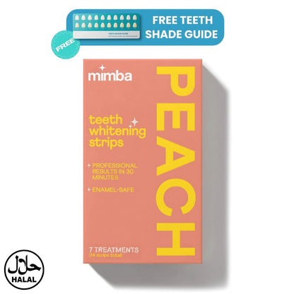 Mimba 6% Teeth Whitening Strips - USA-developed formulation 🇺🇸