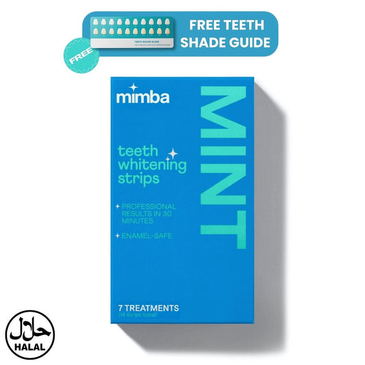 Mimba 6% Teeth Whitening Strips - USA-developed formulation 🇺🇸