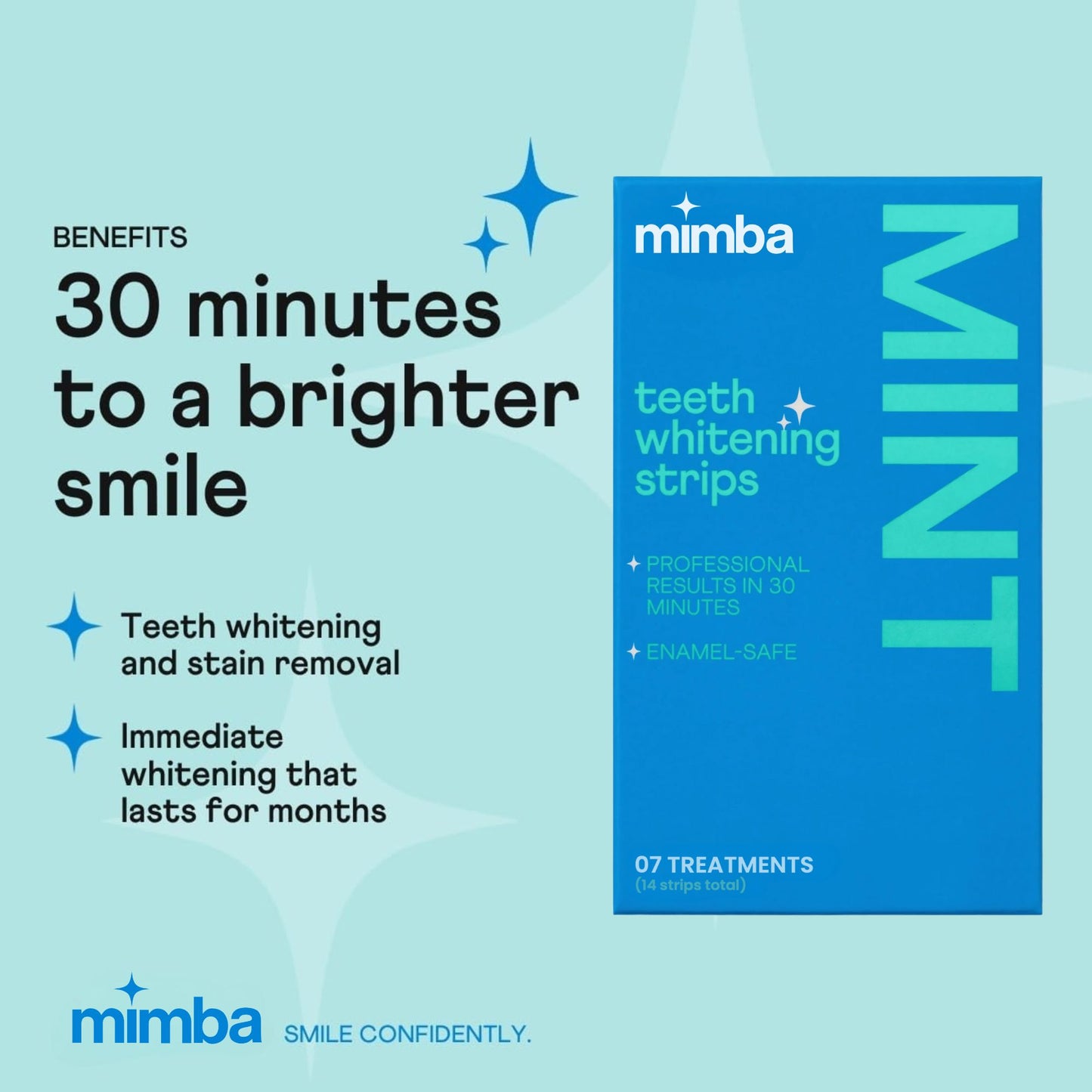Mimba Flavored Teeth Whitening Strips