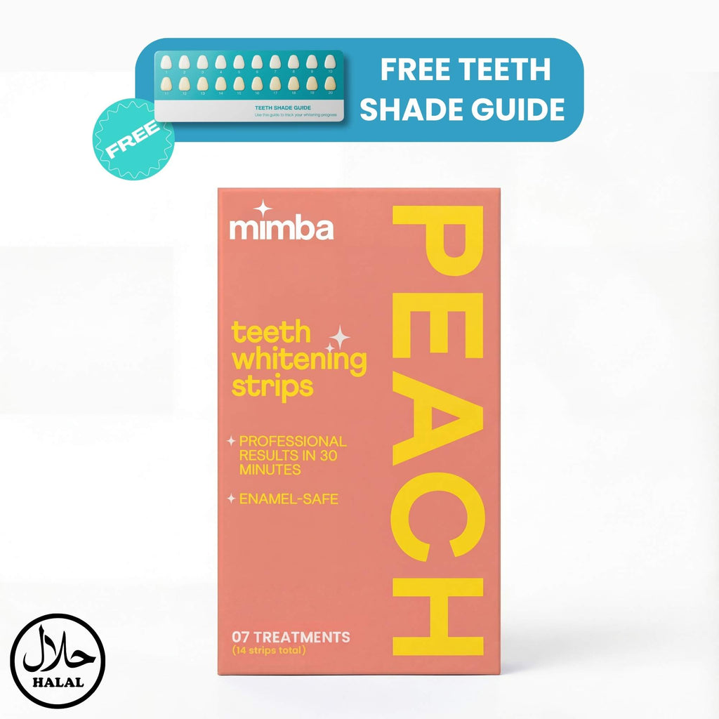 Mimba Teeth Whitening Strips - USA-developed formulation 🇺🇸